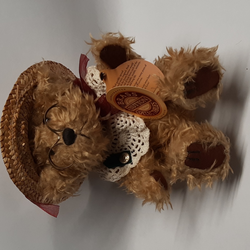 Rosie The Bear of Joy from the Brass Button collectables series by Pickford Bear